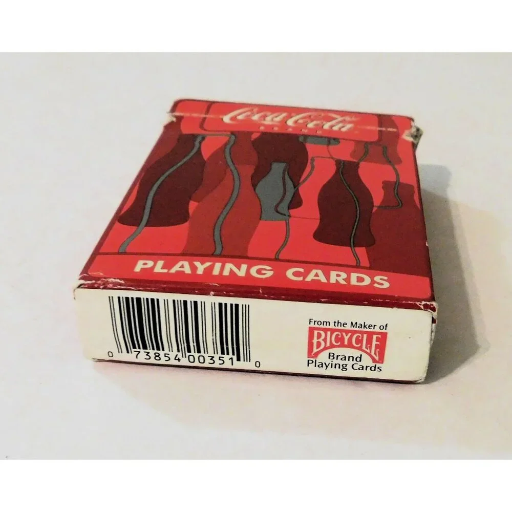 Vintage Coca-Cola Brand Playing Cards Original Box Red Deck